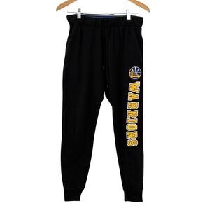 Women's NBA Golden State Warriors Basketball Jogger Sweatpants Black - Medium